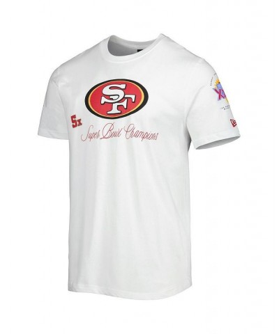 Men's White San Francisco 49ers Historic Champs T-shirt $31.89 T-Shirts