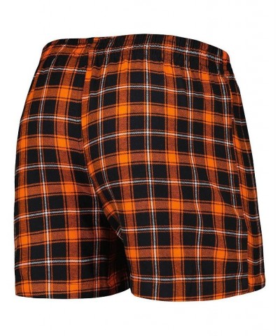 Men's Black, Orange San Francisco Giants Ledger Flannel Boxers $18.19 Underwear