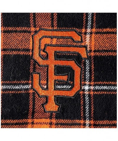 Men's Black, Orange San Francisco Giants Ledger Flannel Boxers $18.19 Underwear