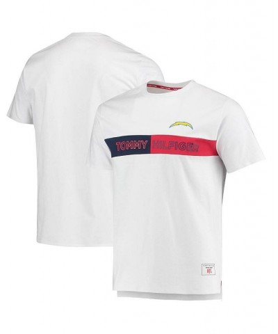 Men's White Los Angeles Chargers Core T-shirt $20.80 T-Shirts