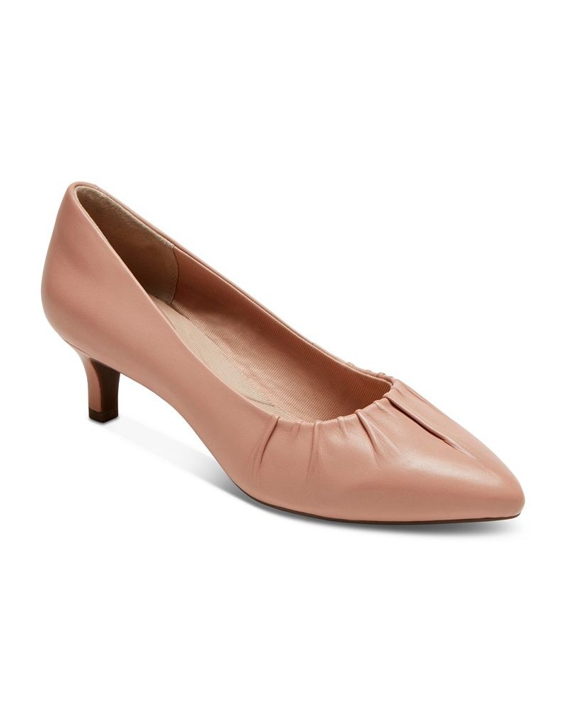 Women's Kalila Gathered Pumps Pink $39.10 Shoes