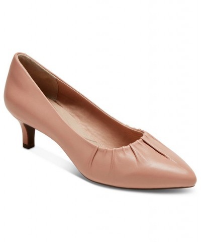 Women's Kalila Gathered Pumps Pink $39.10 Shoes