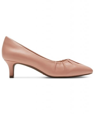 Women's Kalila Gathered Pumps Pink $39.10 Shoes