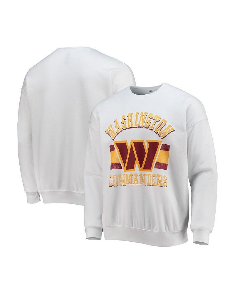 Men's NFL x Darius Rucker Collection by White Washington Commanders Sponge Fleece Pullover Sweatshirt $36.90 Sweatshirt