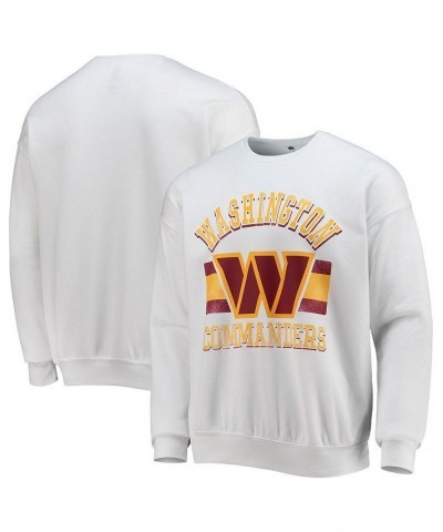 Men's NFL x Darius Rucker Collection by White Washington Commanders Sponge Fleece Pullover Sweatshirt $36.90 Sweatshirt