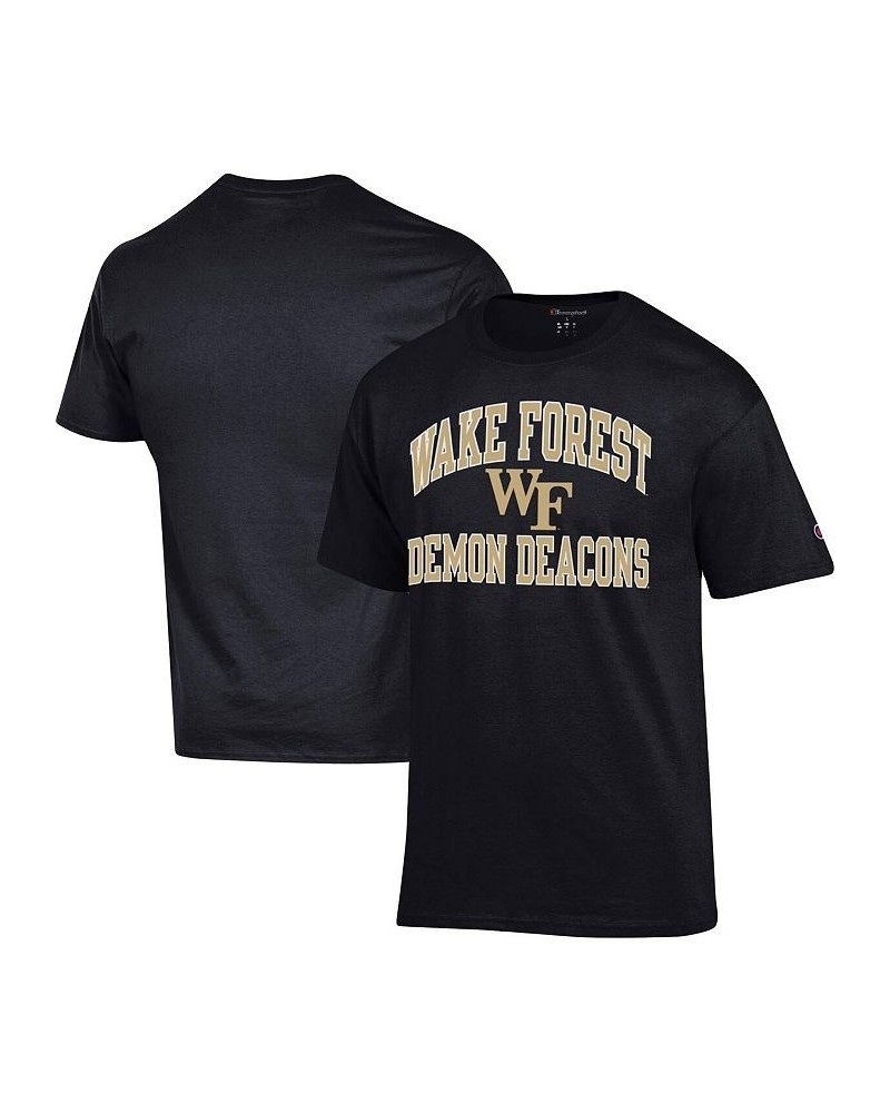 Men's Black Wake Forest Demon Deacons High Motor T-shirt $20.51 T-Shirts