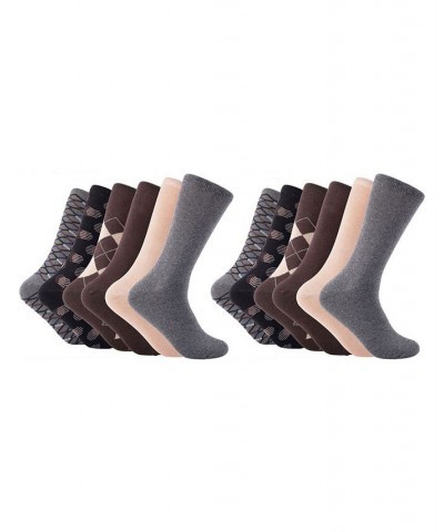 Men's Modern Collection Dress Socks Pack of 12 PD02 $30.00 Socks