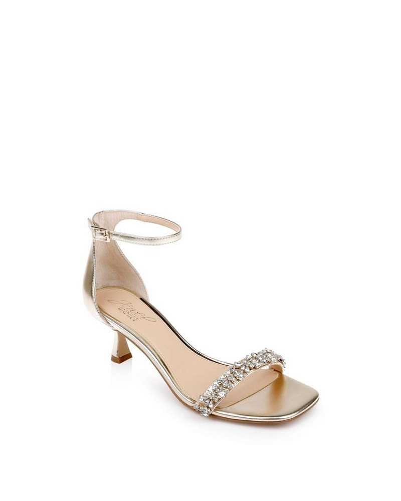 Women's Angel Evening Sandals Gold $51.60 Shoes