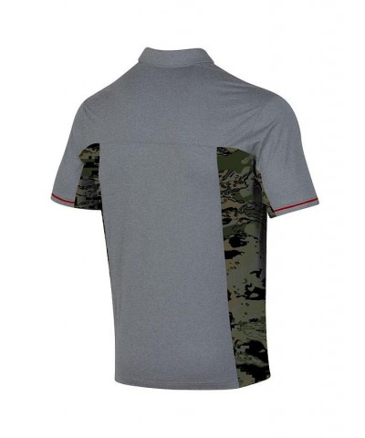 Men's Gray Wisconsin Badgers Freedom Polo Shirt $44.00 Polo Shirts