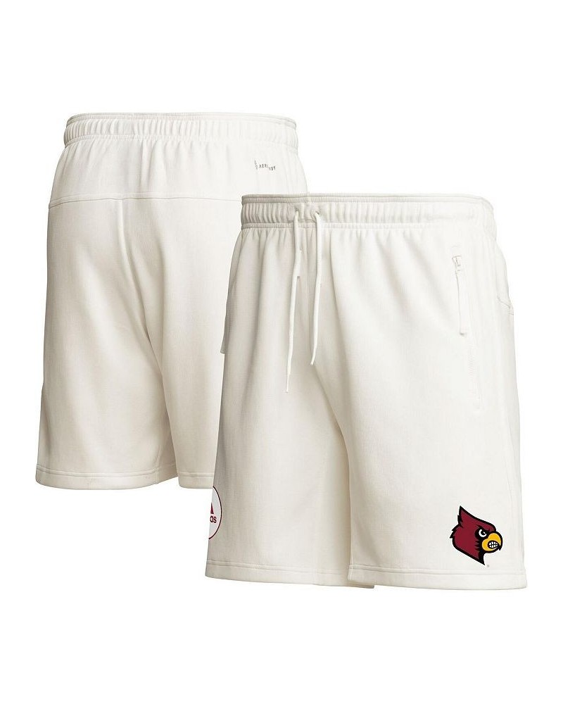 Men's Cream Louisville Cardinals Zero Dye AEROREADY Shorts $37.40 Shorts