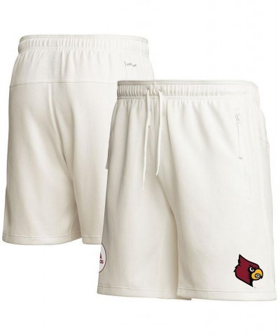 Men's Cream Louisville Cardinals Zero Dye AEROREADY Shorts $37.40 Shorts