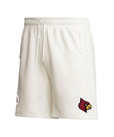 Men's Cream Louisville Cardinals Zero Dye AEROREADY Shorts $37.40 Shorts