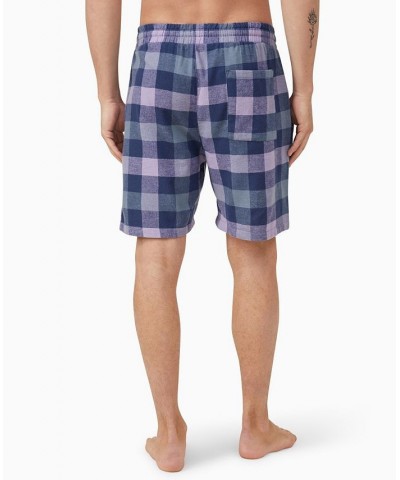 Men's Lounge Drawstring Shorts Navy, Olive, Multi Check $18.45 Pajama