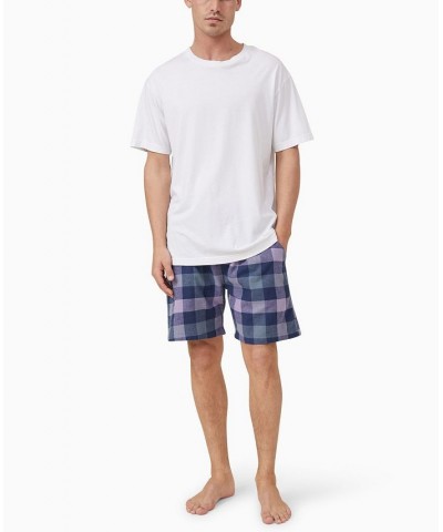 Men's Lounge Drawstring Shorts Navy, Olive, Multi Check $18.45 Pajama