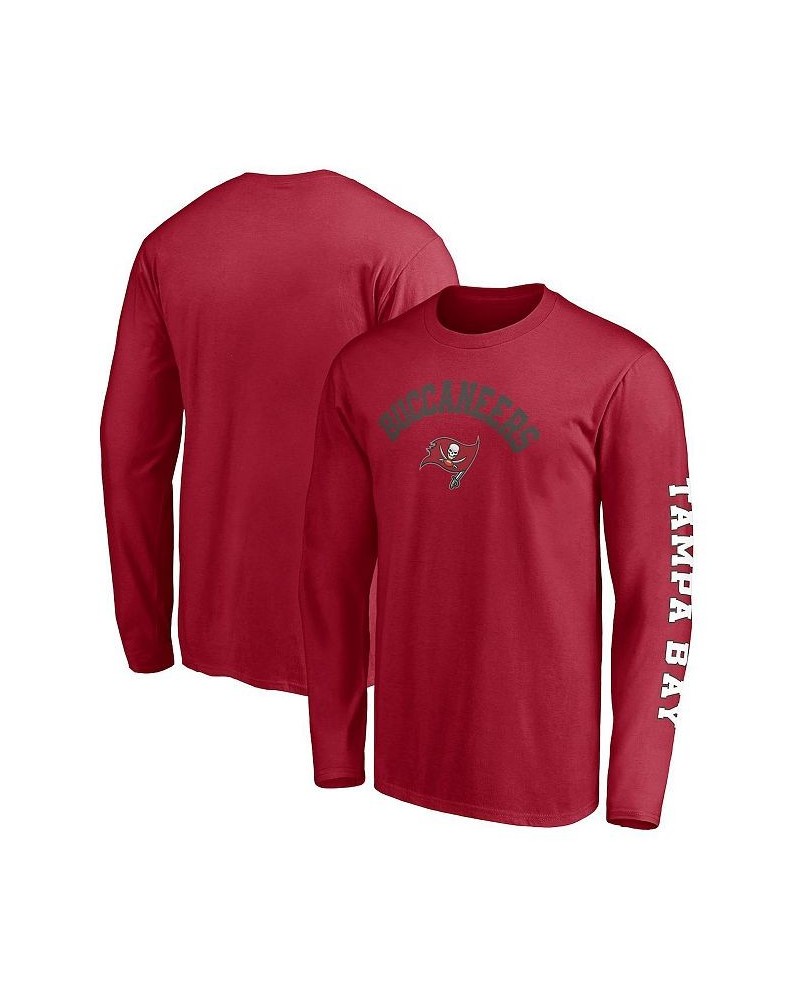 Men's Red Tampa Bay Buccaneers Big and Tall City Long Sleeve T-shirt $16.40 T-Shirts