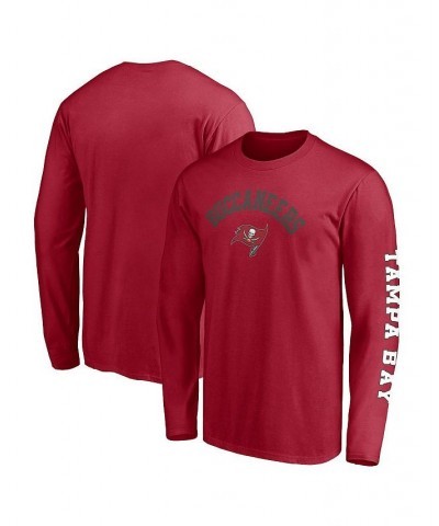 Men's Red Tampa Bay Buccaneers Big and Tall City Long Sleeve T-shirt $16.40 T-Shirts