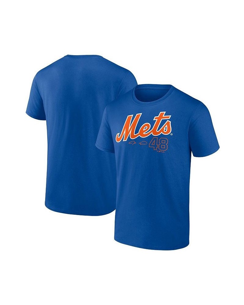 Men's Branded Jacob deGrom Royal New York Mets Player Name and Number T-shirt $18.24 T-Shirts