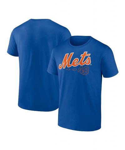 Men's Branded Jacob deGrom Royal New York Mets Player Name and Number T-shirt $18.24 T-Shirts