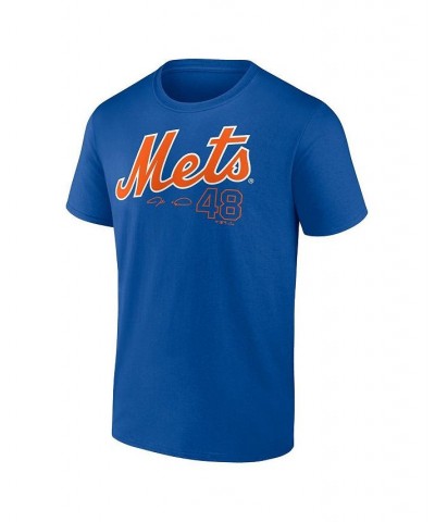 Men's Branded Jacob deGrom Royal New York Mets Player Name and Number T-shirt $18.24 T-Shirts