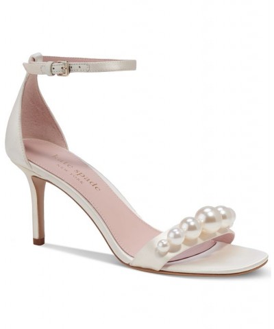 Women's Avaline Embellished Dress Sandals Ivory/Cream $102.34 Shoes