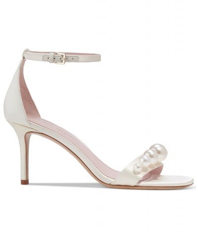 Women's Avaline Embellished Dress Sandals Ivory/Cream $102.34 Shoes