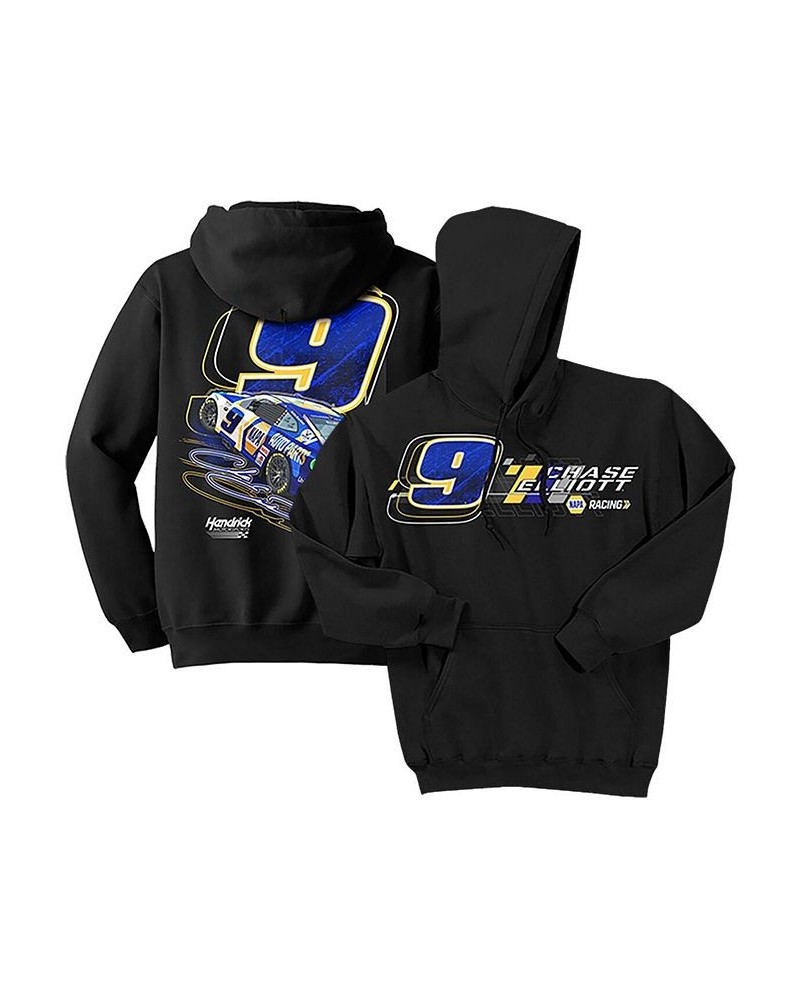 Men's Black Chase Elliott NAPA Car Pullover Hoodie $33.00 Sweatshirt