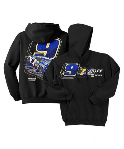 Men's Black Chase Elliott NAPA Car Pullover Hoodie $33.00 Sweatshirt