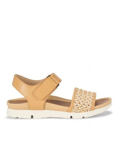 Holleen Flat Sandals Tan/Beige $33.97 Shoes