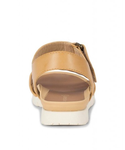 Holleen Flat Sandals Tan/Beige $33.97 Shoes