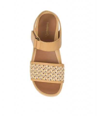 Holleen Flat Sandals Tan/Beige $33.97 Shoes