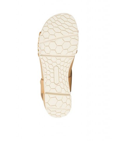 Holleen Flat Sandals Tan/Beige $33.97 Shoes