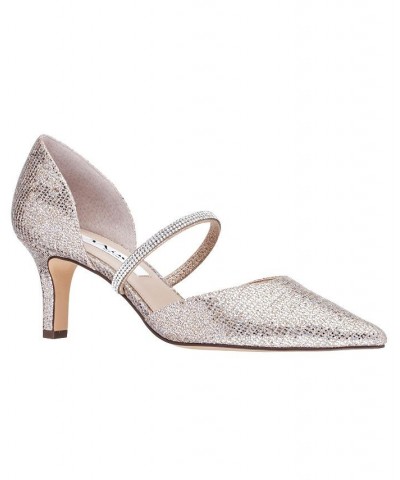 Women's Brystol Evening Pumps Gold $48.51 Shoes