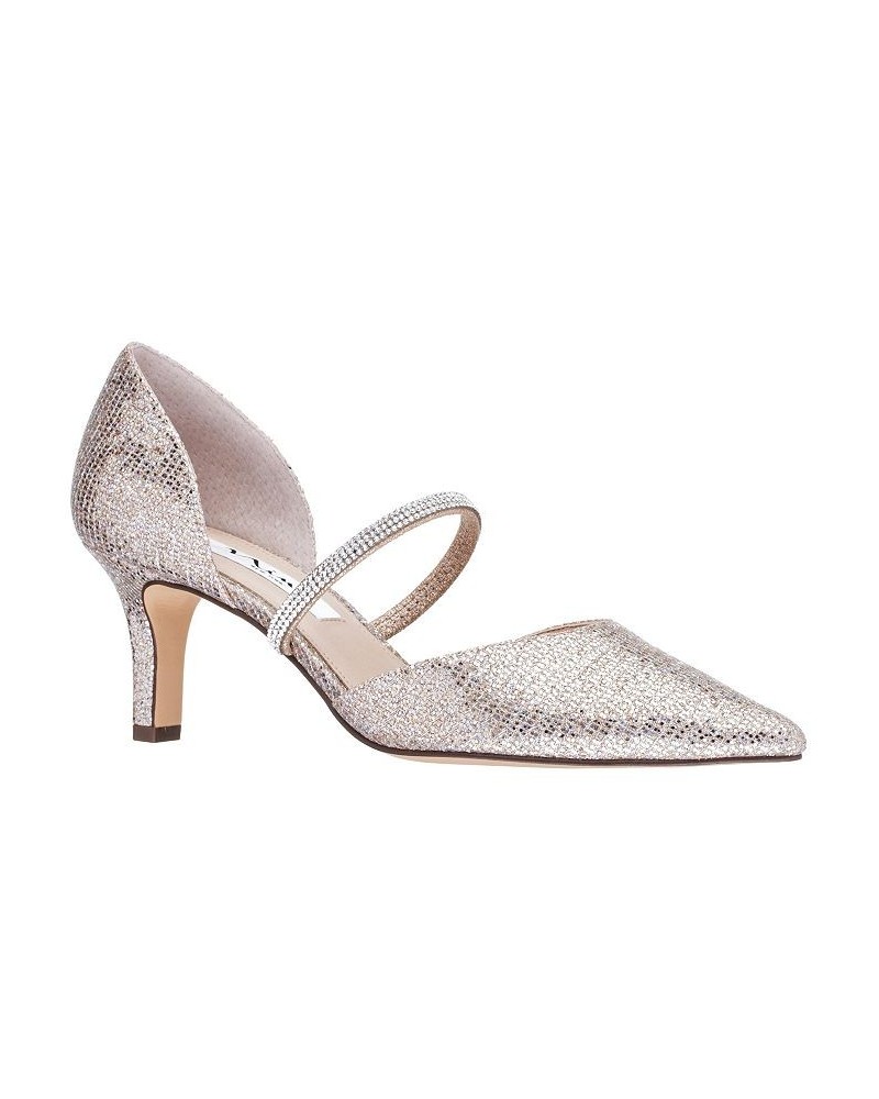 Women's Brystol Evening Pumps Gold $48.51 Shoes