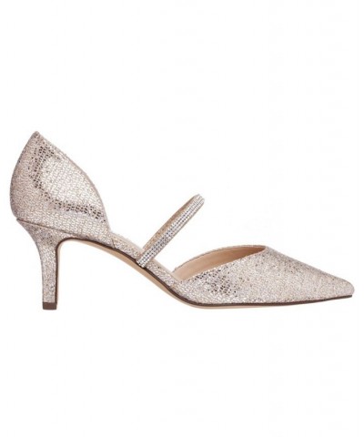 Women's Brystol Evening Pumps Gold $48.51 Shoes