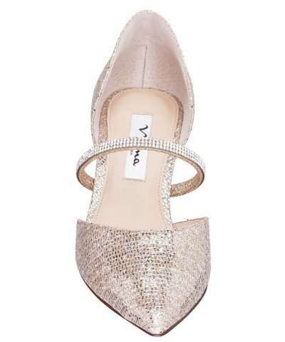 Women's Brystol Evening Pumps Gold $48.51 Shoes