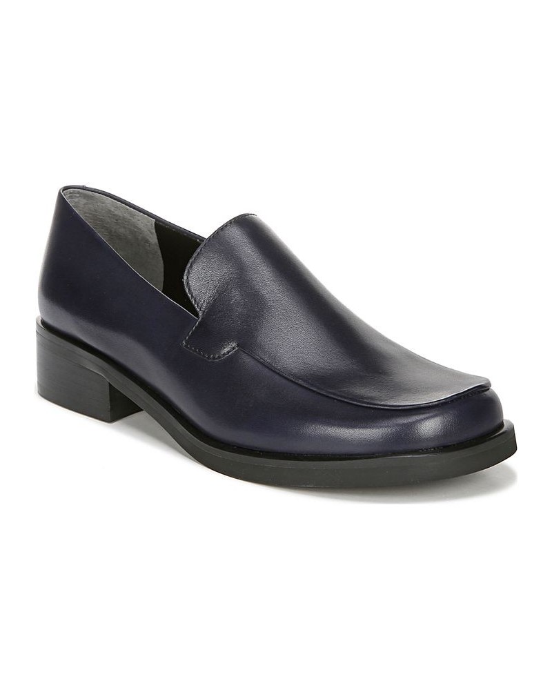 Bocca Slip-on Loafers Dark Blue Leather $38.15 Shoes