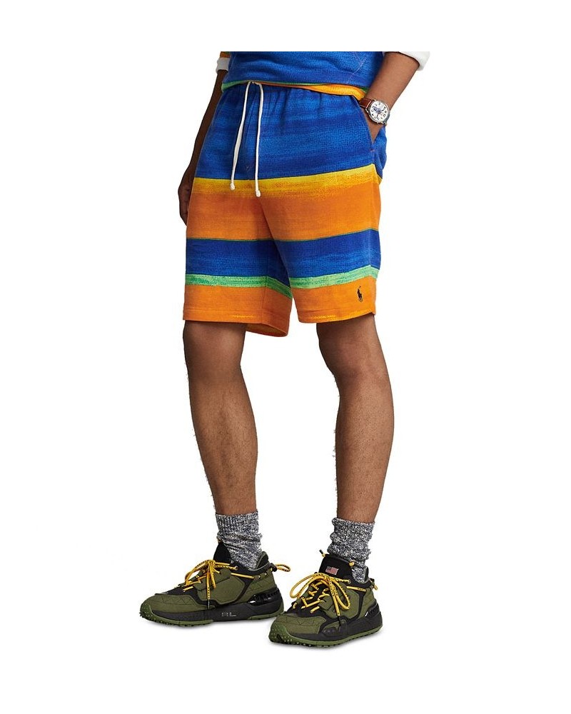 Men's 8-1/2-Inch Striped Spa Terry Shorts Multi $35.26 Shorts