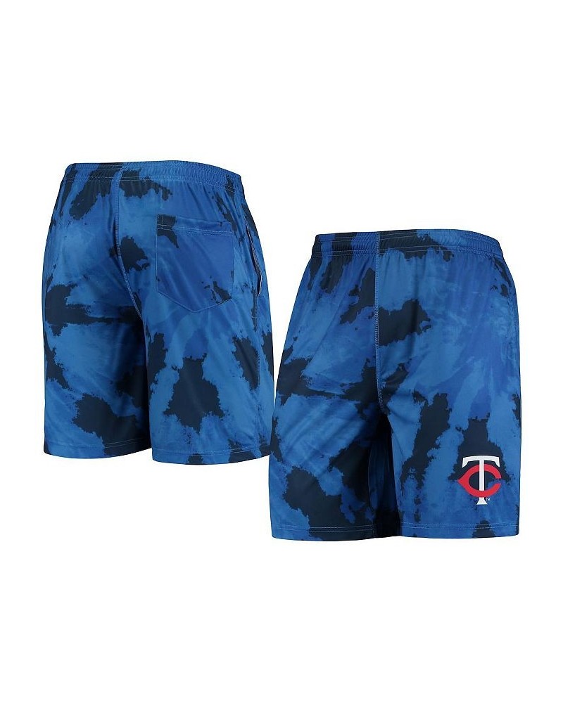 Men's Navy Minnesota Twins Tie-Dye Training Shorts $22.50 Shorts