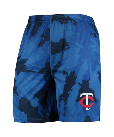 Men's Navy Minnesota Twins Tie-Dye Training Shorts $22.50 Shorts