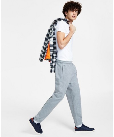 Men's Relaxed-Fit Logo Sweatpants Blue $40.18 Pants