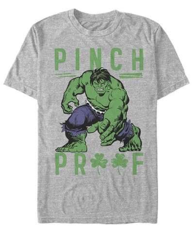 Men's Pinch Short Sleeve Crew T-shirt Gray $15.05 T-Shirts