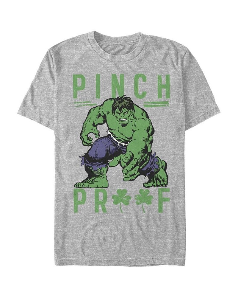 Men's Pinch Short Sleeve Crew T-shirt Gray $15.05 T-Shirts