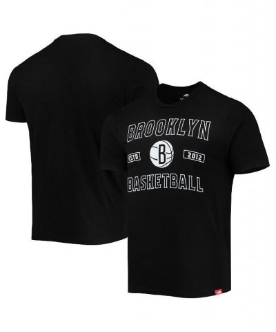 Men's Black Brooklyn Nets Tri-Blend T-shirt $22.94 T-Shirts