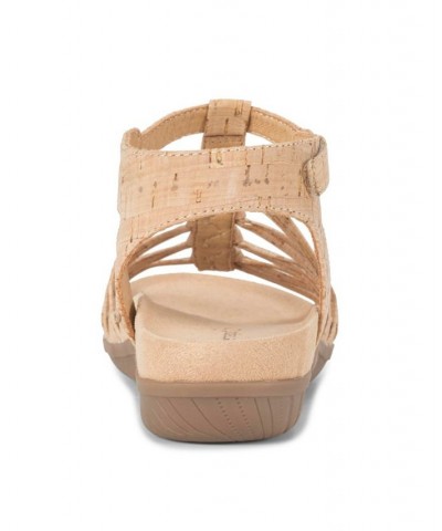 Women's Jaime Wedge Sandal Tan/Beige $41.08 Shoes