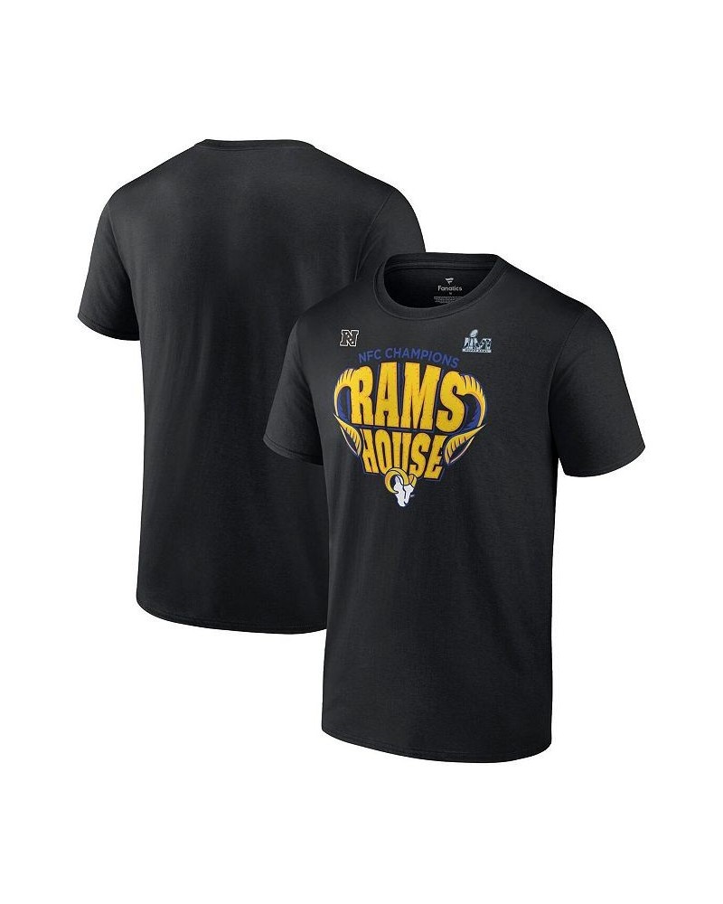 Men's Branded Black Los Angeles Rams 2021 NFC Champions Hometown T-shirt $16.20 T-Shirts