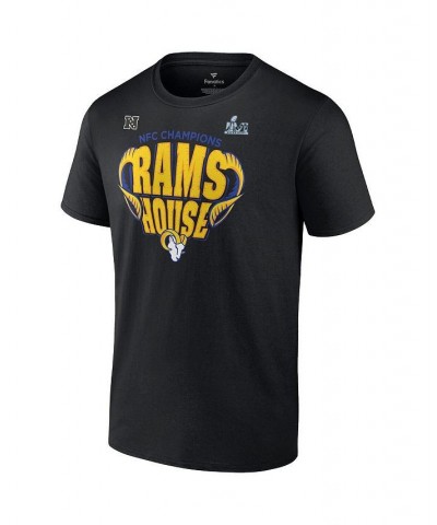 Men's Branded Black Los Angeles Rams 2021 NFC Champions Hometown T-shirt $16.20 T-Shirts