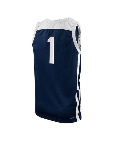 Men's 1 Navy Butler Bulldogs Replica Basketball Jersey $47.69 Jersey