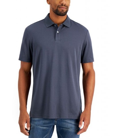 Men's Regular-Fit Solid Supima Blend Cotton Polo Shirt PD03 $18.87 Polo Shirts