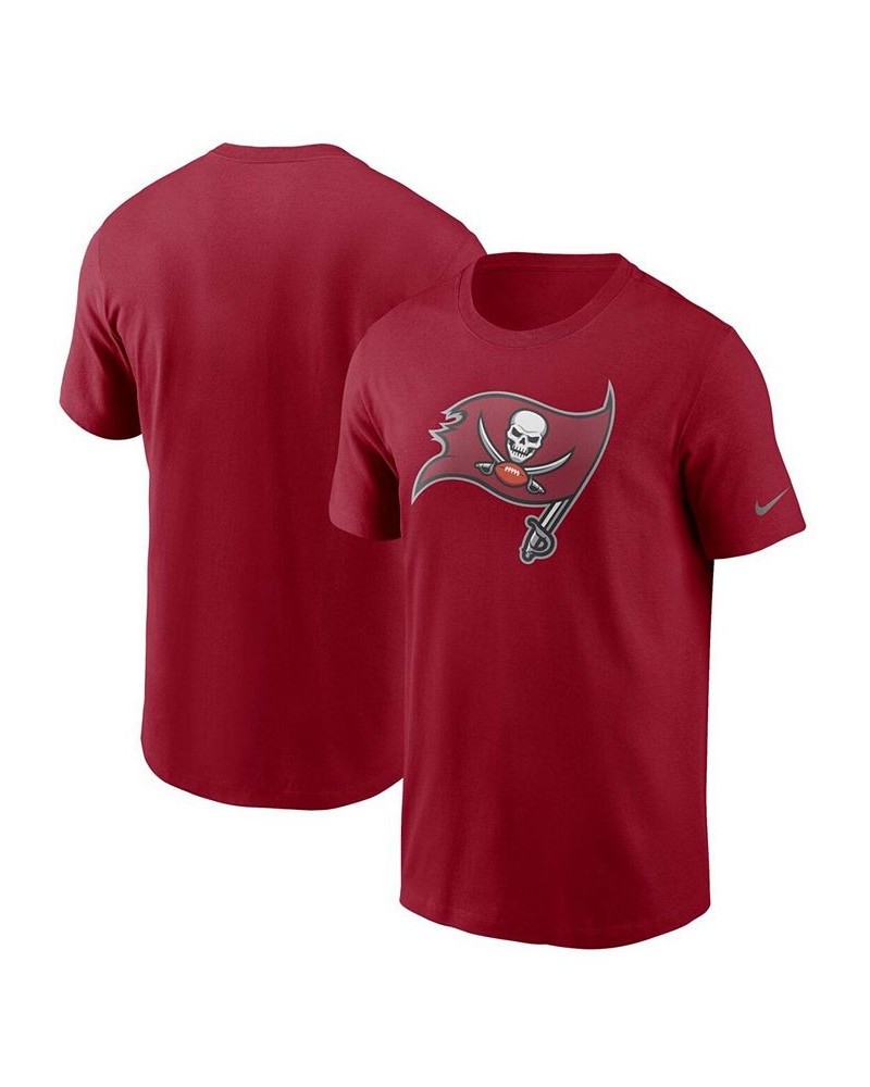 Men's Big and Tall Red Tampa Bay Buccaneers Primary Logo T-shirt $18.71 T-Shirts