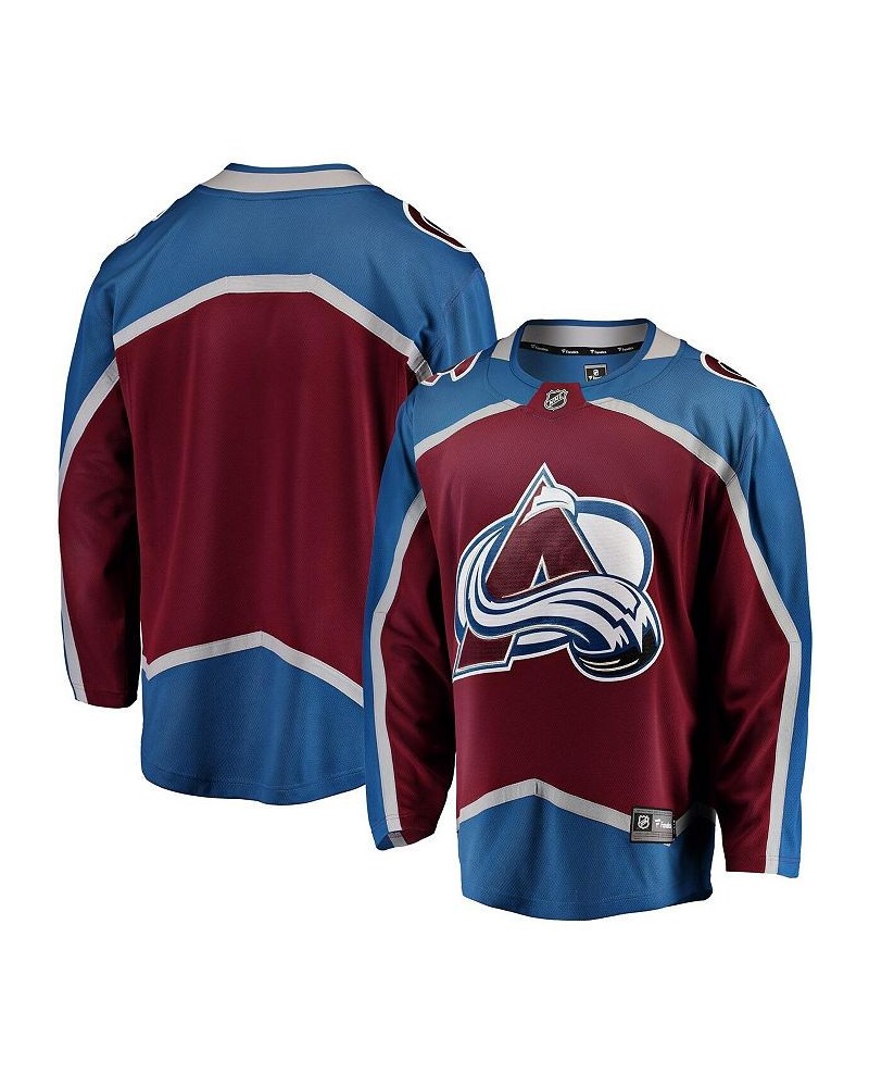 Men's Branded Maroon Colorado Avalanche Breakaway Home Jersey $71.05 Jersey